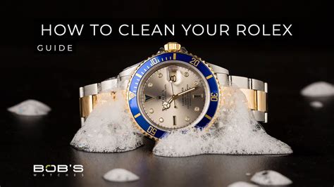 rolex stainless steel cleaner|Rolex watch care.